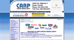 Desktop Screenshot of carpcoastalmarine.com